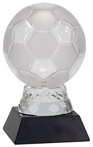 Glass Soccer Trophy SBG101 SBG104