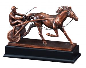 Sulky Harness Racing Statue RFB031