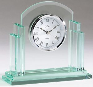Q404 Deluxe Glass Clock