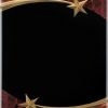 Red Shooting Star Acrylic Plaque-3932