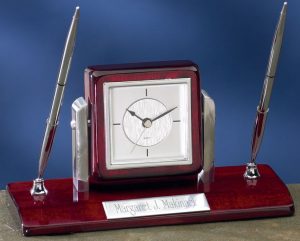 2220C Desk Clock Pen Set