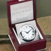 Rosewood Box Clock 3369C