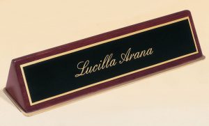 572 Desk Name Plate