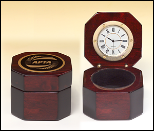 BC521 Rosewood Box Clock