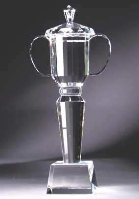CRY122 Crystal Trophy Cup