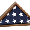Memorial Flag Display Case Made With Walnut-0