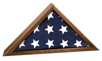 Memorial Flag Display Case Made With Walnut-0