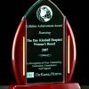 A6802 Rosewood Flame Acrylic Award