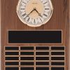 Perpetual Plaque With Clock-4078