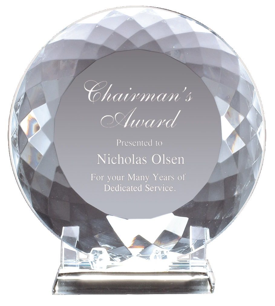 Crystal Plate Award