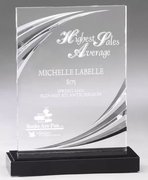DT60B Acrylic Award - Nouveau