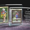 Vertical Glass Crescent Picture Frame-0