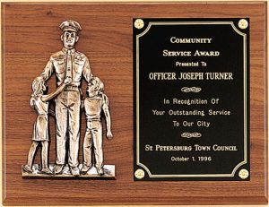 P1965 Police Plaque