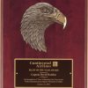 P3754 Rosewood Eagle Plaque