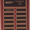 P3760 P3762 Rosewood Perpetual Plaque