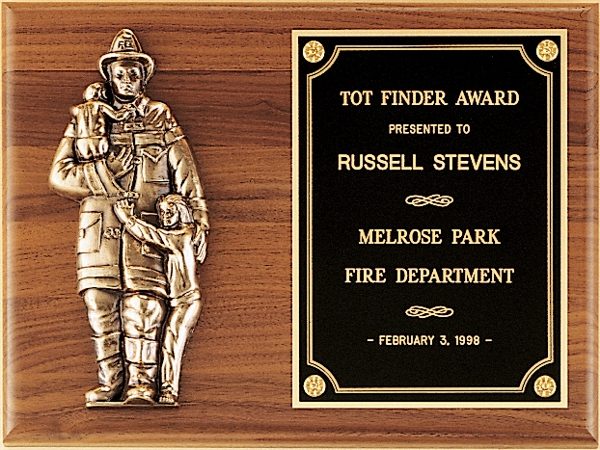 P7/X Firefighter Plaque