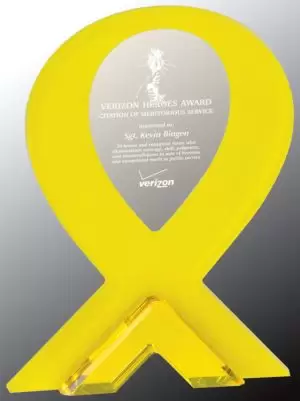 Yellow Ribbon Trophy RBA101Y