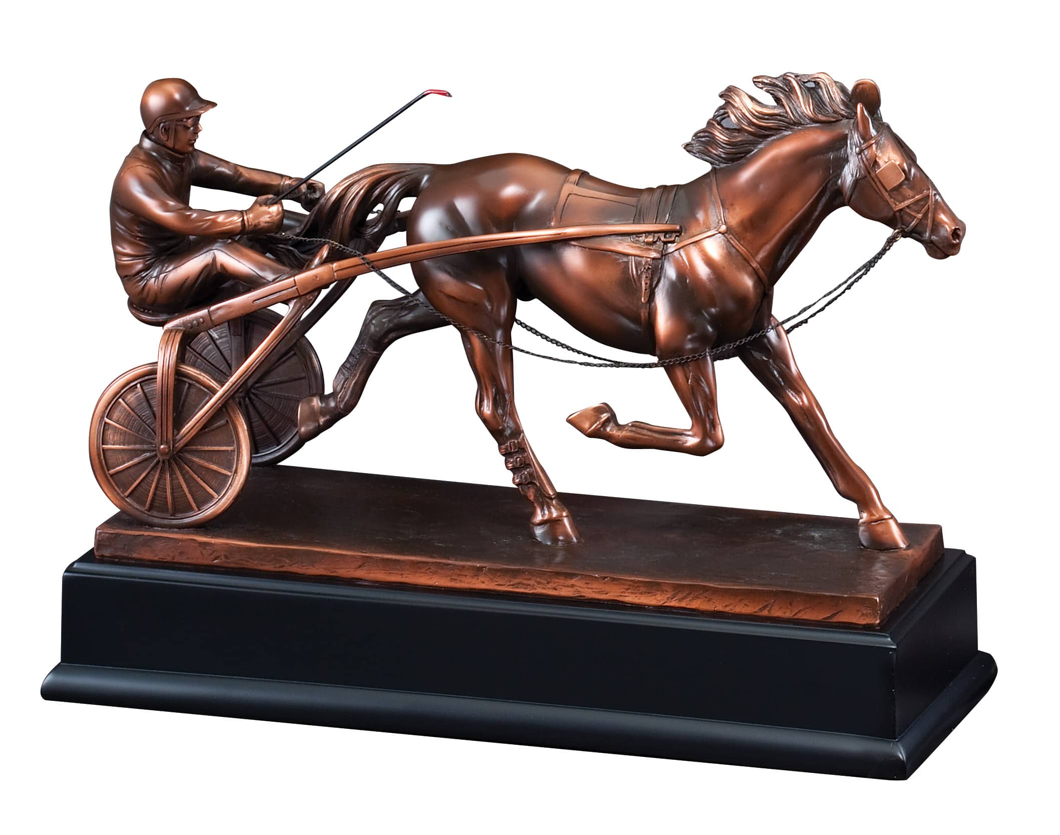 Sulky Harness Racing Statue