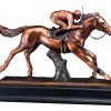 Jockey & Horse Statue RFB037