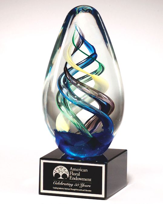 Egg Shaped Art Glass Award