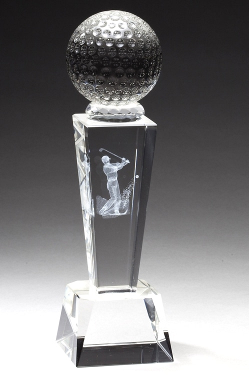 Crystal Golf Trophy