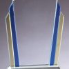 GL63 GL64 GL65 Blue & Gold Glass Award, Blank with no engraving