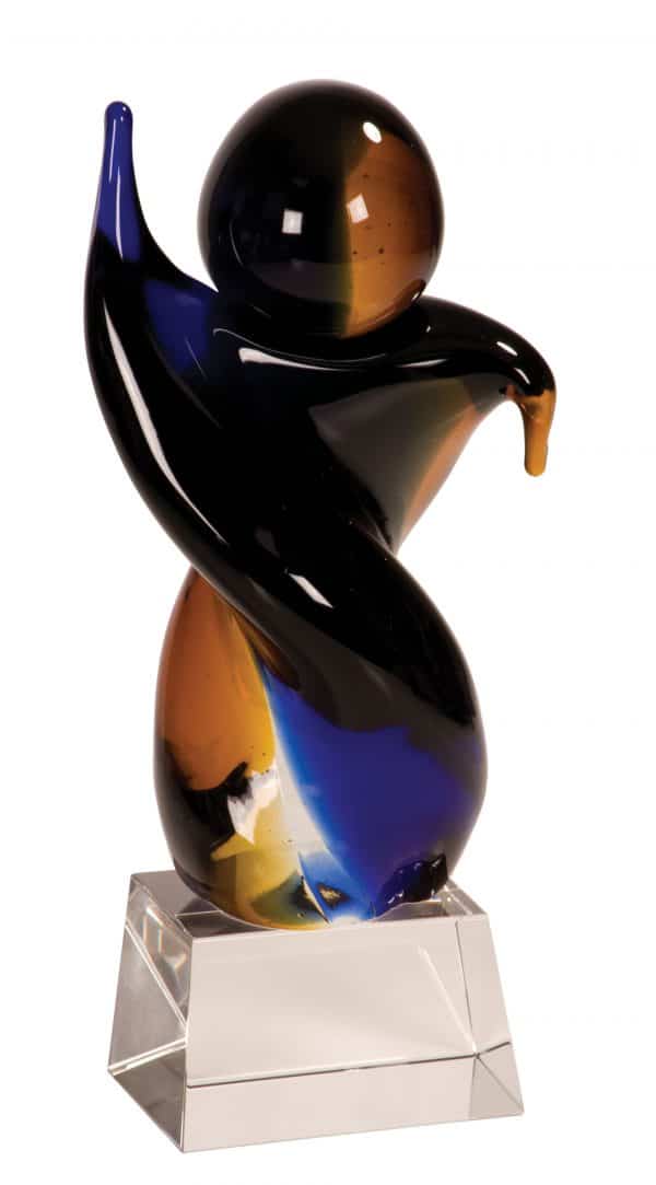Twisted Body Art Glass Award