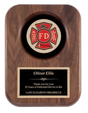 Fireman Insignia Plaque