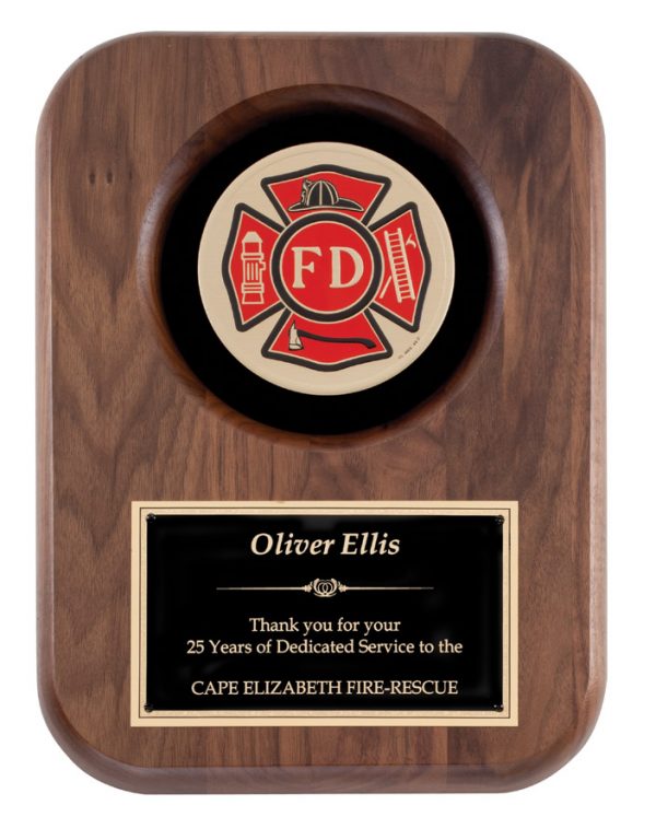 Fireman Insignia Plaque