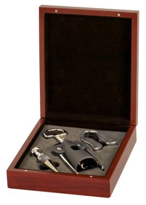 Rosewood Wine Tool Set