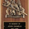 The Bravest Firefighter Plaque P3/X