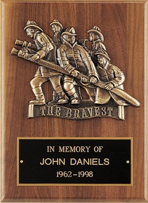 The Bravest Firefighter Plaque P3/X