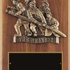 "The Bravest" Firefighter Plaque-4175