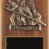 "The Bravest" Firefighter Plaque-4175