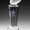 Crystal Football Trophy CRY212