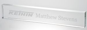 Crystal Name Plate C1040
