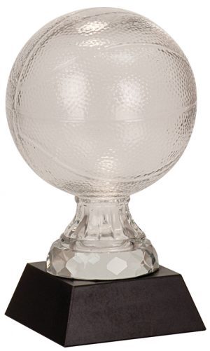 SBG102 Glass Basketball Trophy