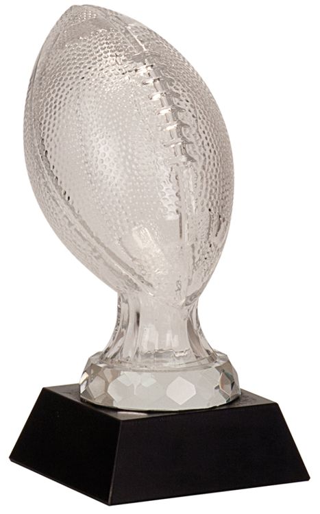 Football Silver Plastic Plate with Stand FREE LASER Engraving