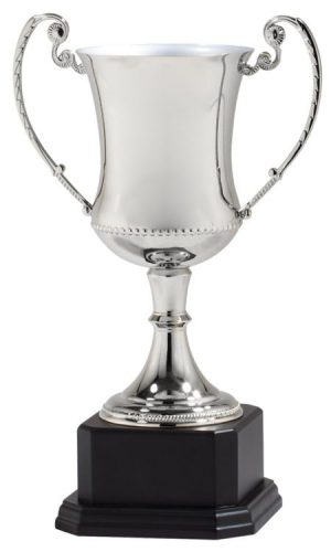 SILVER PRESENTATION CUP CAST METAL 6 SIZES FREE ENGRAVING COX-02 