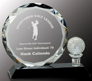 CRY026L Golf Trophy