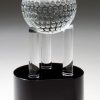 CRY337 Crystal Golf Ball Trophy