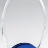 CRY465 Crystal Oval Award