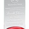 CRY502 Red Arc Glass Award