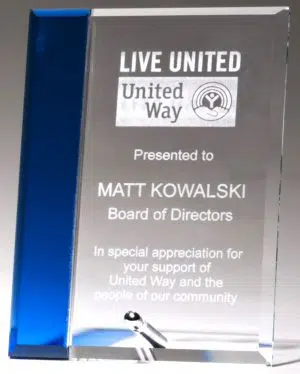 G2867 & G2879 Glass Plaque