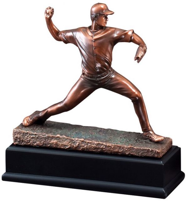 Baseball Pitcher Statue Trophy RFB041