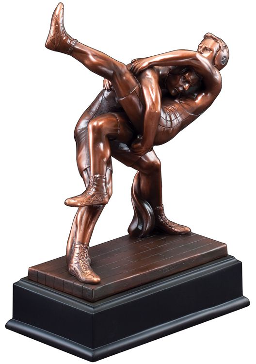 Wrestling Statue Trophy RFB017