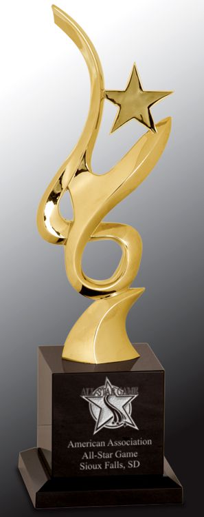 Trophy Award in 2 Sizes with Free Engraving up to 30 Letters 