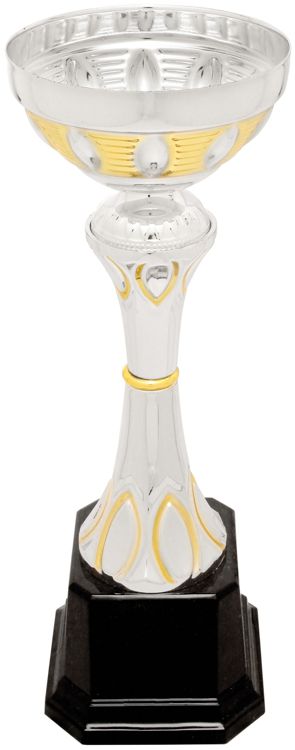 CHEF TROPHY GOLD & SILVER PLASTIC CUP FREE ENGRAVING P021 