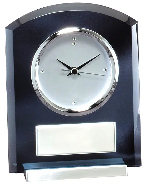 Smoked Glass Clock GK38