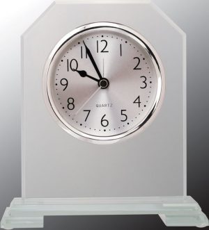Cornerstone Glass Clock GCK401